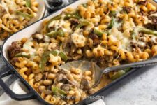 Philly Cheesesteak Casserole